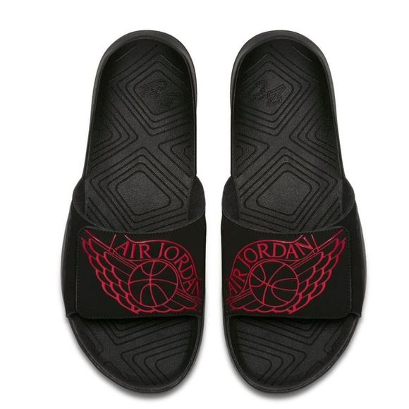 jordan hydro slides black